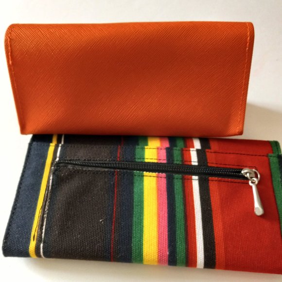 Tory Burch Eyeglass Case & Kate Spade Imitation Trifold GUC - Picture 3 of 7